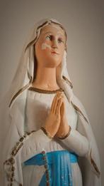 Antiek Maria Beeld - Religieus Gips Brocante, Ophalen of Verzenden