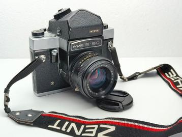 Kiev-60 Middenformaat 6x6 camera met 80mm f2.8 MC!  beschikbaar voor biedingen