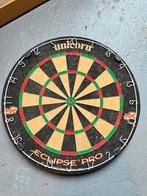 Dartboard Unicorn Eclipse Pro, Ophalen, Gebruikt, Dartbord met pijlen