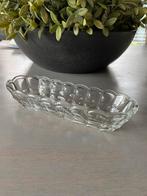 Vintage Langwerpig Glazen Schaaltje, Antiek en Kunst, Ophalen of Verzenden