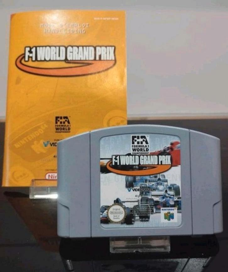 F-1 World Grand Prix - Nintendo 64, Spelcomputers en Games, Games | Nintendo 64, Gebruikt, Racen en Vliegen, 1 speler, Vanaf 3 jaar
