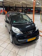 Peugeot 107 1.0 2009 Zwart 3 deurs Airco, Carplay, Auto's, Voorwielaandrijving, Stof, 4 stoelen, Origineel Nederlands