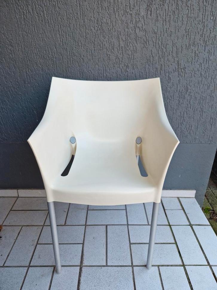 Designstoel - Kartell Dr. No by Starck, Huis en Inrichting, Stoelen, Zo goed als nieuw, Eén, Kunststof, Metaal, Wit, Ophalen