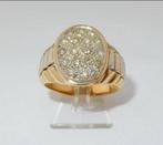 18K Gouden Rolex Ring met Diamanten, 18 tot 19, Ophalen of Verzenden, Zo goed als nieuw, Dame of Heer