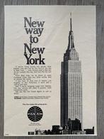 Reclameposter Pan Am, Verzamelen, Ophalen of Verzenden, Gebruikt, Reclamebord