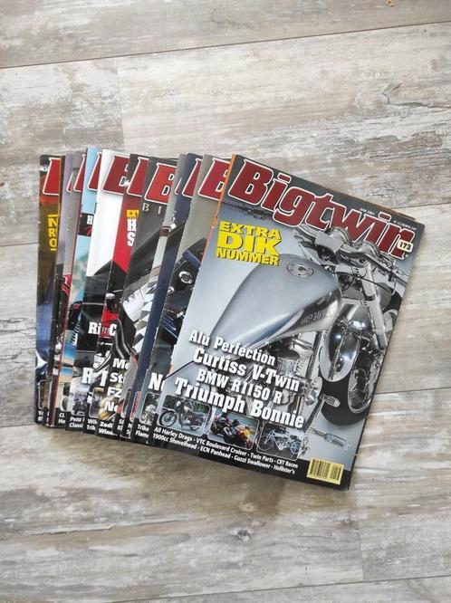 Bigtwin Bikermagazine jaargang 2001 12 stuks, Boeken, Motoren, Gelezen, Ophalen of Verzenden
