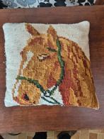 Vintage sixties paarden kussen, Antiek en Kunst, Ophalen of Verzenden