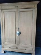 Unieke antieke oud eiken geloogde kast DEMONTABEL 230hg, Antiek en Kunst, Antiek | Meubels | Kasten, Ophalen