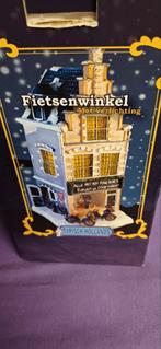 Typisch Hollands Fietsenwinkel met Verlichting, Diversen, Kerst, Ophalen, Zo goed als nieuw