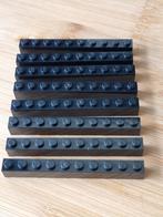 8 nieuwe zwart / black lego stenen 1x10, Ophalen of Verzenden, Nieuw, Losse stenen, Lego