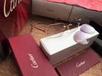 Cartier zonnebril Piccadilly diamant cut goud extra glas, Ophalen, Nieuw, Zonnebril