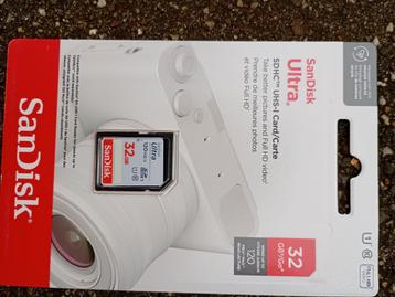 SanDisk Ultra SDHC 32GB - Nieuw! beschikbaar voor biedingen