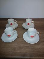 Douwe Egberts kop en schotels - 4 stuks, Huis en Inrichting, Gebruikt, Ophalen of Verzenden, Effen, Kop(pen) en/of Schotel(s)