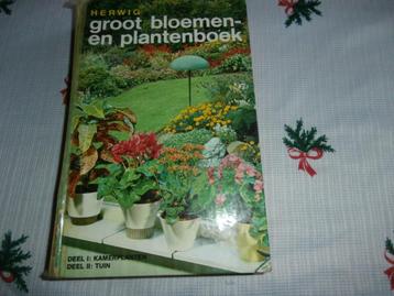 Boek groot bloemen en plantenboek herwig kamerplanten tuin beschikbaar voor biedingen