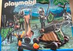 6041 Playmobil Knight’s Wolvenridders met katapult in doos, Kinderen en Baby's, Speelgoed | Playmobil, Ophalen of Verzenden, Zo goed als nieuw
