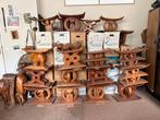 Vintage Ashanti Stools Ghana 1955-1975 / Afrikaanse Kunst, Antiek en Kunst, Kunst | Beelden en Houtsnijwerken, Ophalen