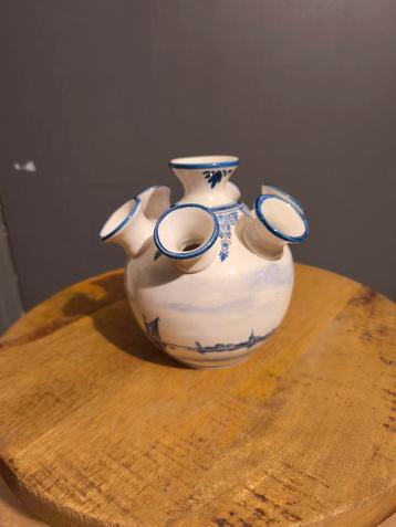 Delfts Blauwe Tulpenvaas - 16,5 cm beschikbaar voor biedingen
