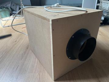 Softbox 550m3 MDF geluidsarm met flens 160mm beschikbaar voor biedingen