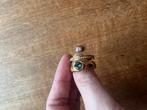 Twee Melano Ringen met Wisselsteen, Overige materialen, Ophalen of Verzenden, Zo goed als nieuw, 17 tot 18