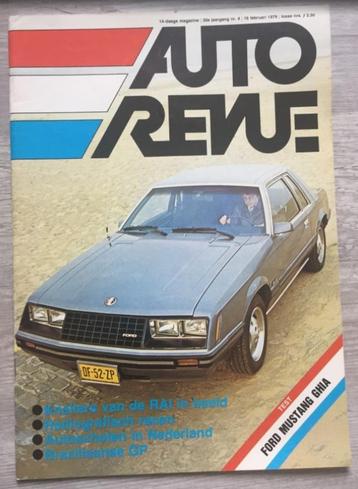 Auto Revue 1979: Ford Mustang Ghia (test) beschikbaar voor biedingen
