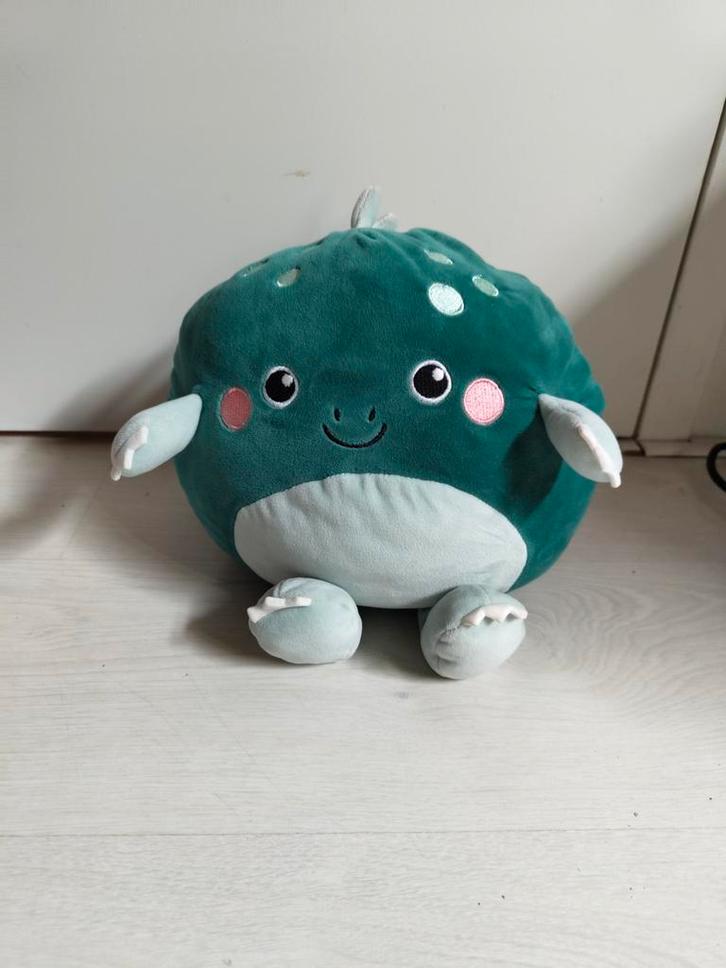 Schattig HEMA Knuffel Dinosaurus, Kinderen en Baby's, Speelgoed | Knuffels en Pluche, Zo goed als nieuw, Overige typen, Ophalen