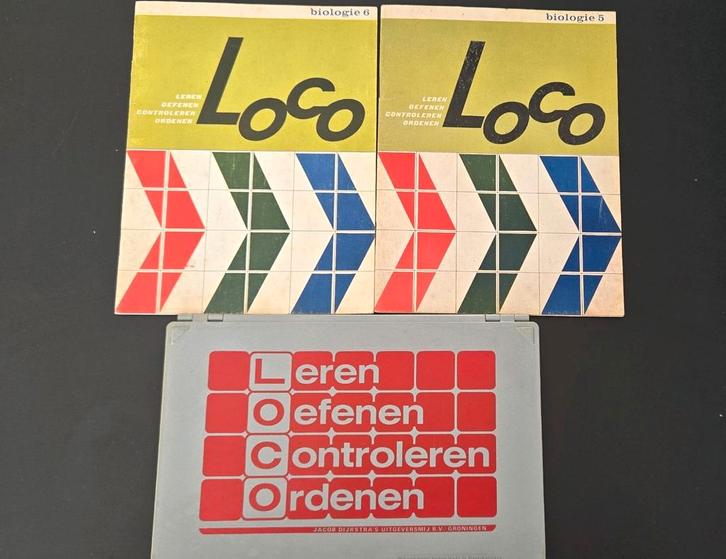 Vintage Loco Maxi met 2 boekjes, Biologie 5 & 6, Kinderen en Baby's, Speelgoed | Educatief en Creatief, Gebruikt, Taal en Lezen