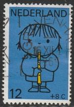 Nederland 1969 932 Kind 12c Blokfluit, Gest, Postzegels en Munten, Postzegels | Nederland, Verzenden, Na 1940, Gestempeld