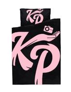 Enzo Knol Dekbedovertrek - Nieuwstaat!, Eenpersoons, Zwart, Dekbedovertrek, Ophalen of Verzenden