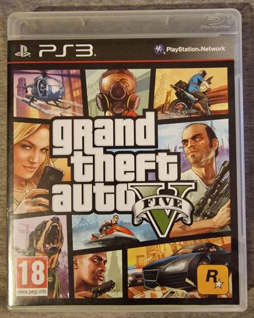 Grand Theft Auto V (GTA 5) voor de PlayStation 3 (PS3), Spelcomputers en Games, Games | Sony PlayStation 3, Zo goed als nieuw