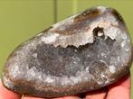Agaat met Druzy kristallen gedeelte gepolijst mineralen, Ophalen of Verzenden, Mineraal