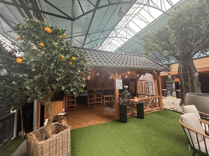 Showmodel Tuinhuis Trendhout - OP = OP, Tuin en Terras, Tuinhuizen, Zo goed als nieuw, Tuinhuis, Hout, 500 cm of meer, 400 cm of meer