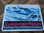Raderberger bier reclamebord, Verzamelen, Biermerken, Ophalen of Verzenden, Zo goed als nieuw, Reclamebord, Plaat of Schild, Overige merken