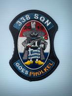 338 SQN Goes Pholkel | F-4 Patch, Ophalen of Verzenden, Luchtmacht, Nederland, Embleem of Badge