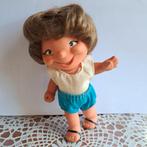 Vintage DDR Kalkau Pop Poppetje Rubber Doll Duitsland, Ophalen of Verzenden, Pop