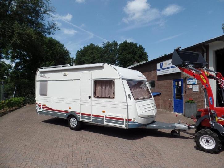 Home-Car 45 FHU Racer Spirit rond zit / lengte bed, Caravans en Kamperen, Caravans, Bedrijf, tot en met 4, 750 - 1000 kg, Rondzit