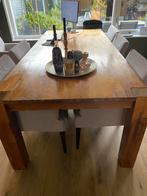 Massief eiken tafel, Huis en Inrichting, Tafels | Eettafels, Ophalen, Gebruikt, 100 tot 150 cm, Eikenhout