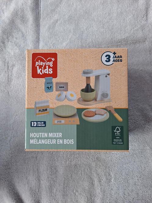 Houten mixer kinderkeukentje tbv goed doel, Kinderen en Baby's, Speelgoed | Houten speelgoed, Nieuw, Overige typen, Ophalen of Verzenden