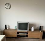 Massief houten tv-meubel, Ophalen, Eikenhout, Zo goed als nieuw, 200 cm of meer