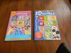 2 :::::: 3 D Boeken Disney special 17 en Disney extra 3, Ophalen of Verzenden, Zo goed als nieuw, Disney