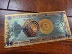 Golden bitcoin biljet, Postzegels en Munten, Munten en Bankbiljetten | Verzamelingen, Nederland, Ophalen of Verzenden, Bankbiljetten