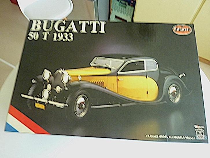 POCHER 1:8 BUGATTI 50 -T 1933, K-76, Hobby en Vrije tijd, Modelauto's | 1:5 tot 1:12, Zo goed als nieuw, Auto, 1:5 t/m 1:8, Ophalen of Verzenden