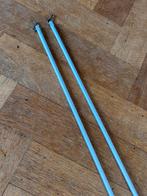 2x aluminium gordijn trekstang, Ophalen, Minder dan 50 cm, 100 tot 150 cm, Zo goed als nieuw