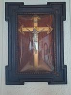 Antiek Kruisbeeld in Lijst, Antiek en Kunst, Antiek | Religie, Ophalen