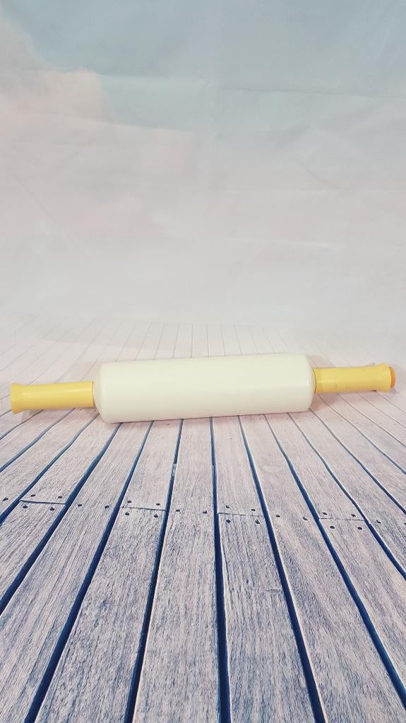 Grote plastic deegroller, Tupperware stijl. 50 cm lang. 7A2, Tweedehands verkoop, Tweedehands verkoop, Gebruikt, Ophalen of Verzenden