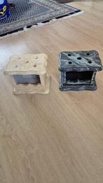Houten stoven marmer geschilderd, Antiek en Kunst, Antiek | Meubels | Tafels, Ophalen