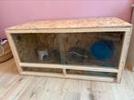 Mooi en ruim hamsterhok, Dieren en Toebehoren, Knaagdieren en Konijnen | Hokken en Kooien, Hamster, Zo goed als nieuw, Hok, 75 tot 110 cm