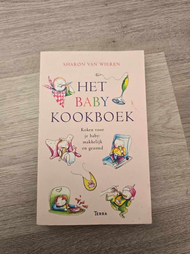 Eline bij de Vaate - Het babykookboek!, Ophalen of Verzenden, Zo goed als nieuw, Eline bij de Vaate; Sharon van Wieren, Opvoeding tot 6 jaar