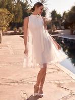 Nieuwe Bianco Evento korte trouwjurk Bluebell, Ophalen of Verzenden, Nieuw, Wit, Trouwjurk
