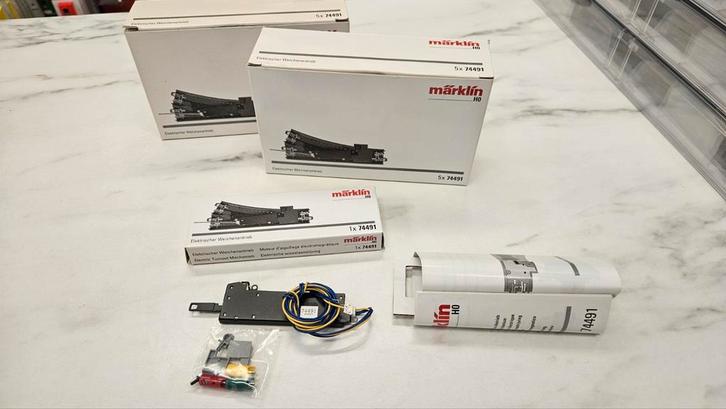 Marklin 74491 wisselaandrijving C-rails wissels, Hobby en Vrije tijd, Modeltreinen | H0, Zo goed als nieuw, Overige typen, Wisselstroom
