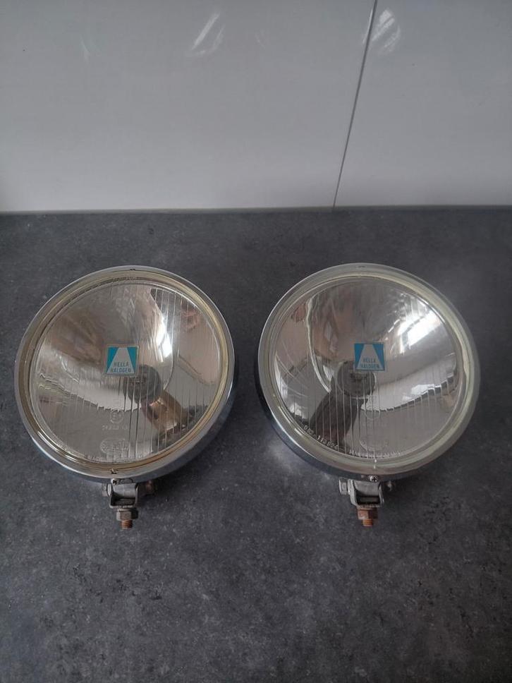 Set Hella 192 Verstralers Oldtimer Rallye, Auto-onderdelen, Verlichting, Mercedes-Benz, Oldtimer onderdelen, MG, Gebruikt, Ophalen of Verzenden